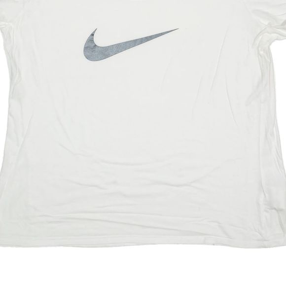 📦 NEW Women's Size XL NIKE Active Athletic Cut-Scoop Top/Tee White 940722-100 - Picture 3 of 4